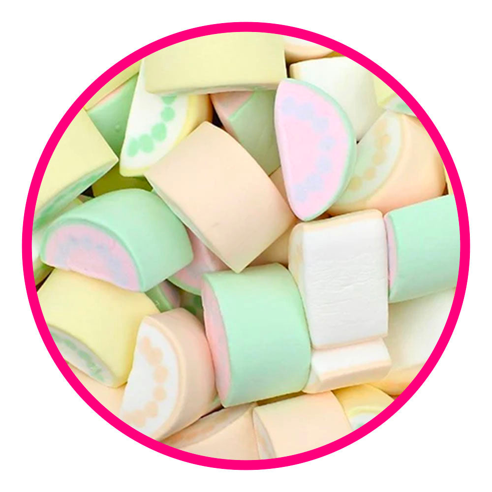 Fette frutta marshmallow